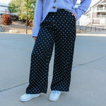 Polka Dot Wide Leg Pant