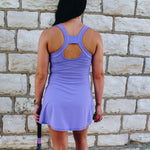 Cats Script Lavender Active Dress