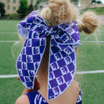 Large K-State Powercat Ribbon Bow (Kids)