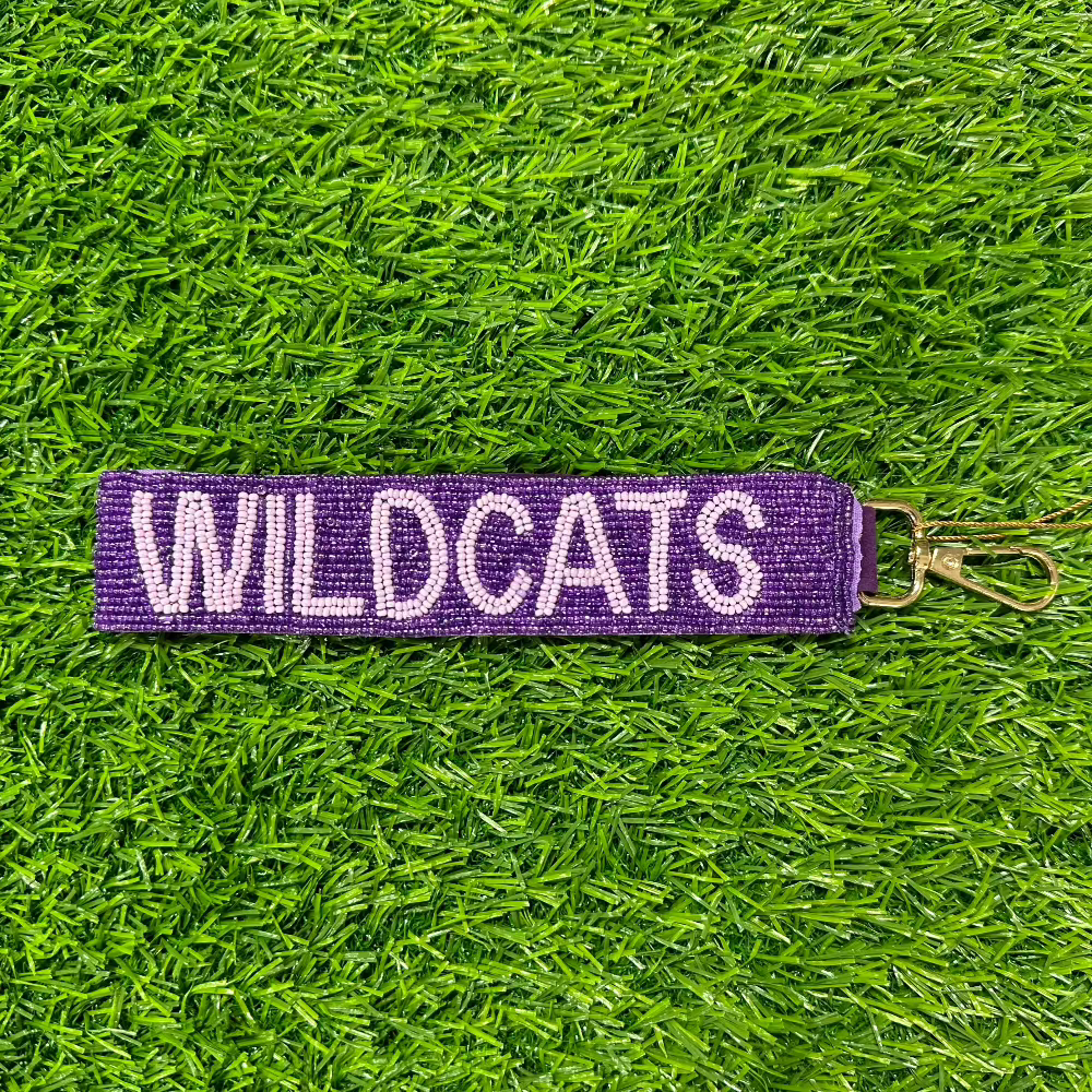 K-State Beaded Keychains