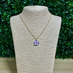 Checkered Heart Necklace