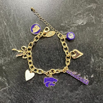 K-State Charm Bracelet