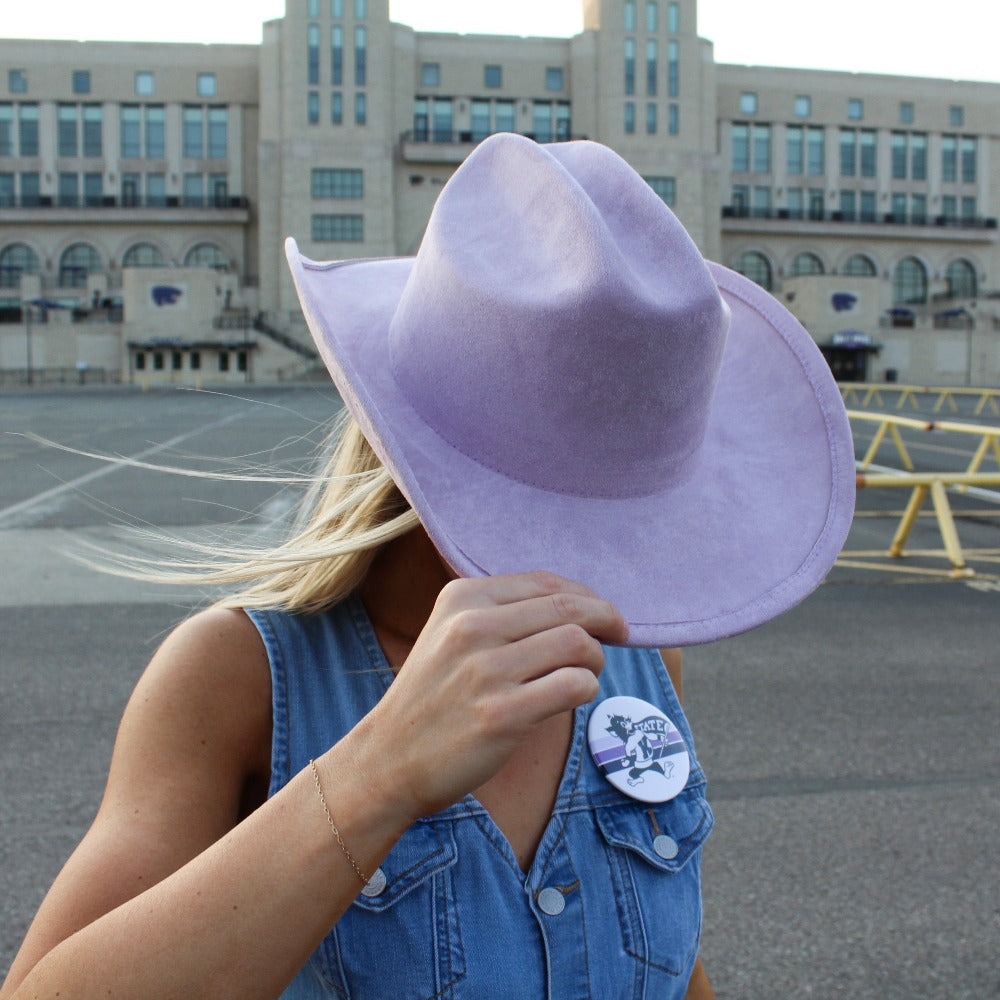 Lavender Felt Cowboy Hat