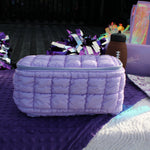 Shiny Puffer Cosmetic Case