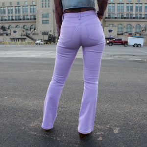 Lavender Bootcut Jeans