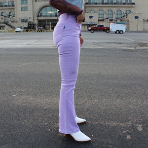 Lavender Bootcut Jeans