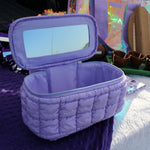 Shiny Puffer Cosmetic Case