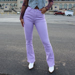 Lavender Bootcut Jeans