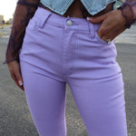 Lavender Bootcut Jeans