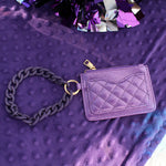 Wristlet Quilted Card Wallet
