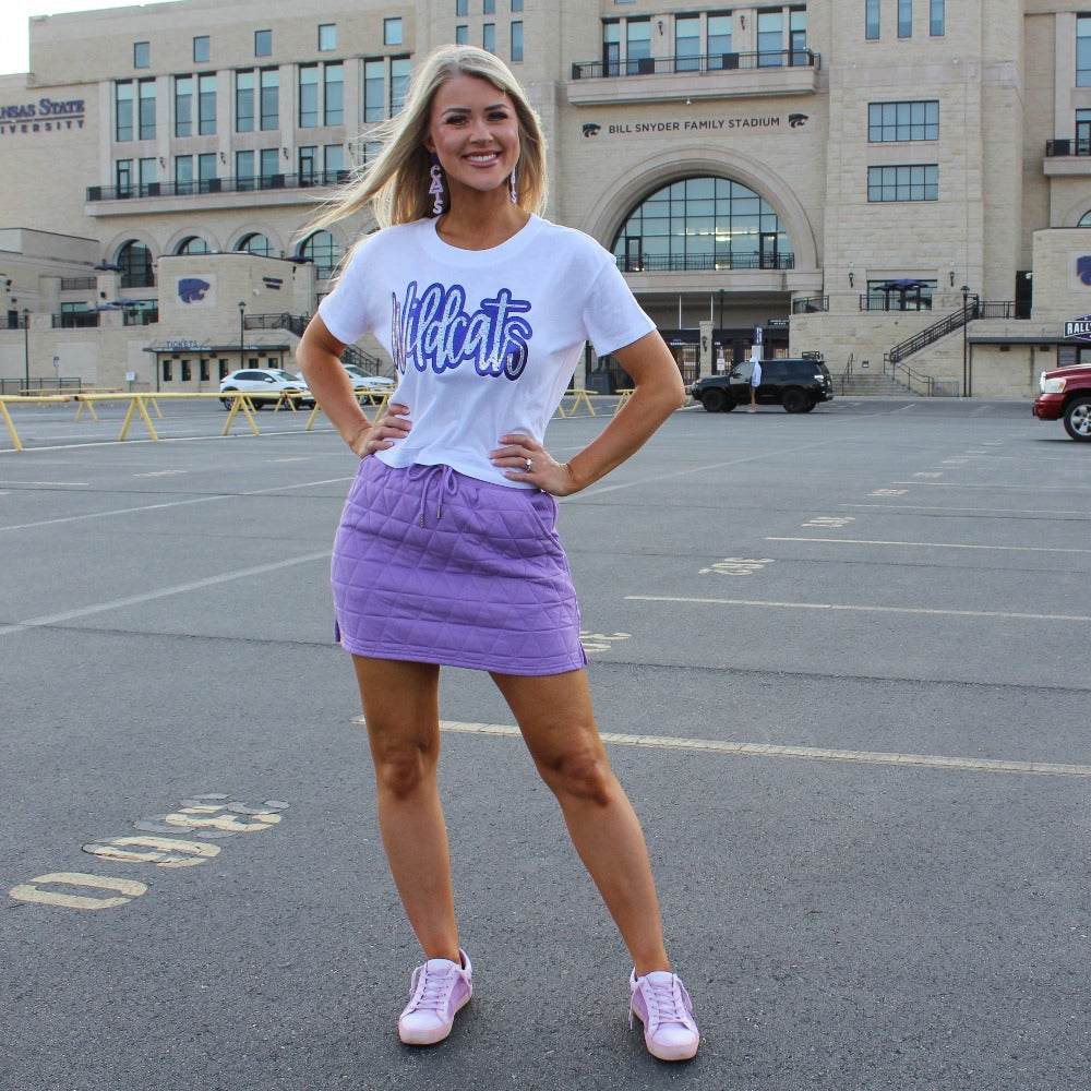 Lavender Quilted Skirt