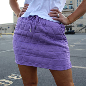 Lavender Quilted Skirt