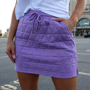 Lavender Quilted Skirt