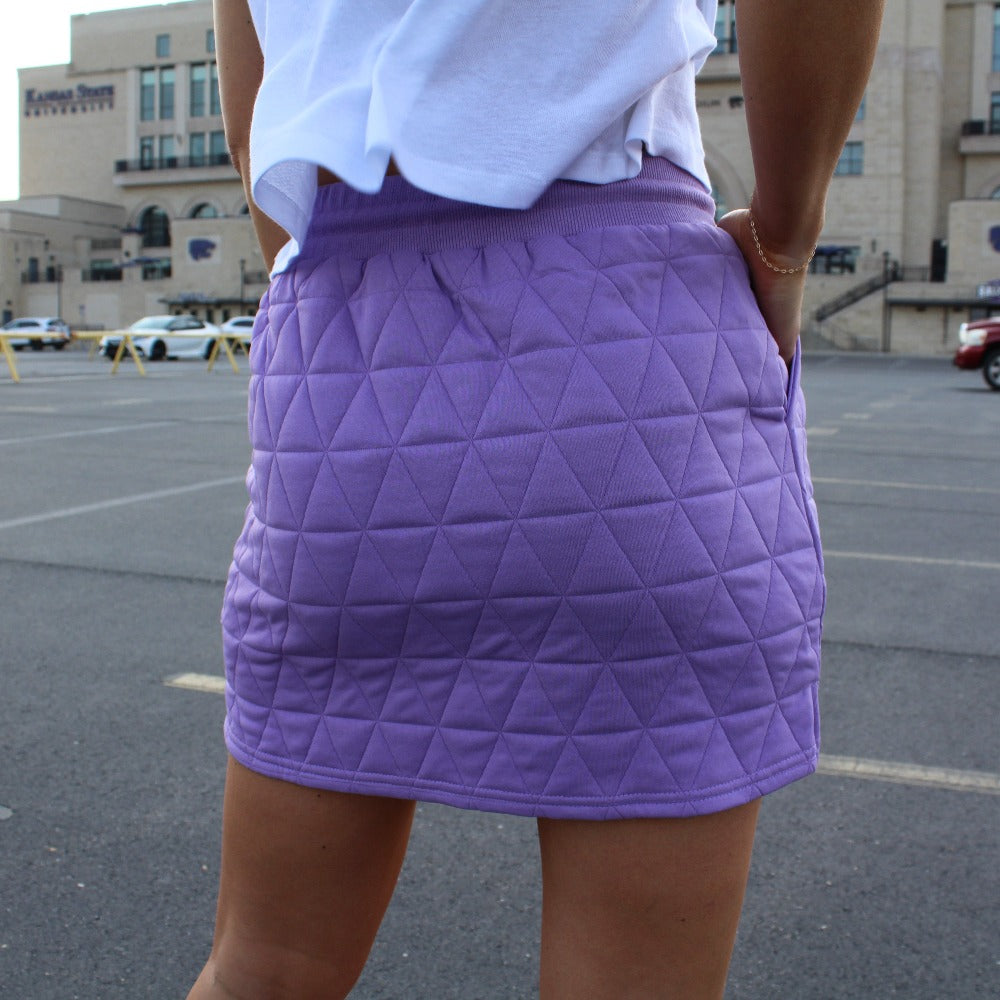 Lavender Quilted Skirt