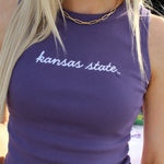 Kansas State Cursive Tank