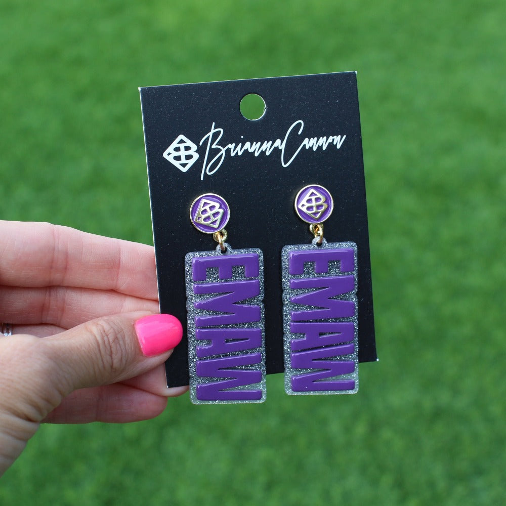 BRIANNA CANNON Kansas State EMAW Earring