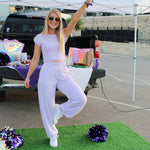 Crossover Top and Jogger Set