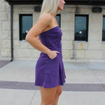 Pleated Purple Dress - FINAL SALE