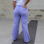 Lavender Wide Leg Jeans