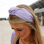 Purple Fabric Headbands