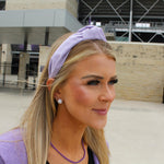 Purple Fabric Headbands