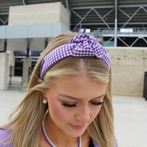 Purple Fabric Headbands