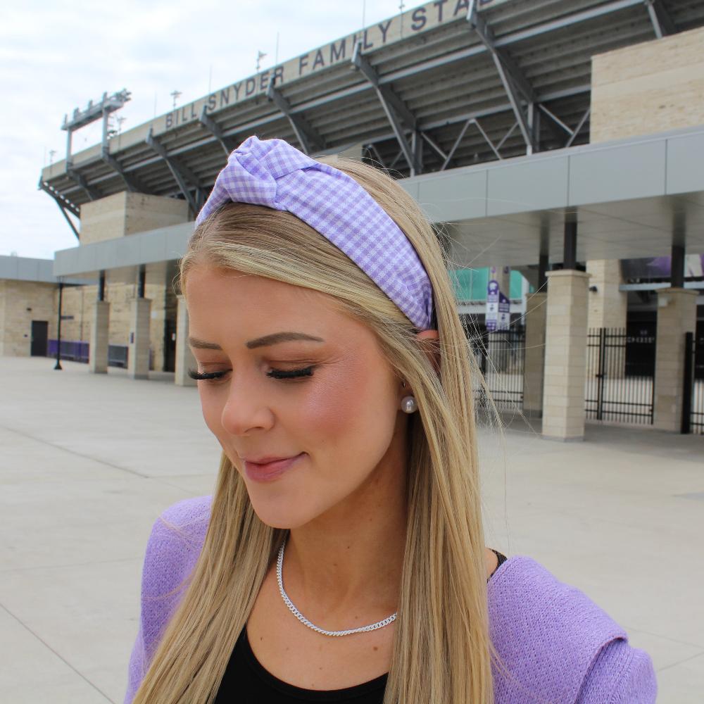 Purple Fabric Headbands