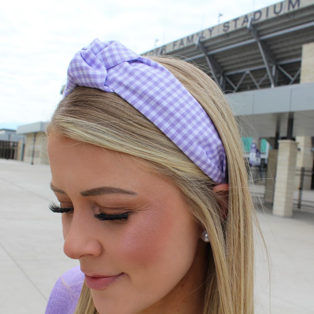 Purple Fabric Headbands