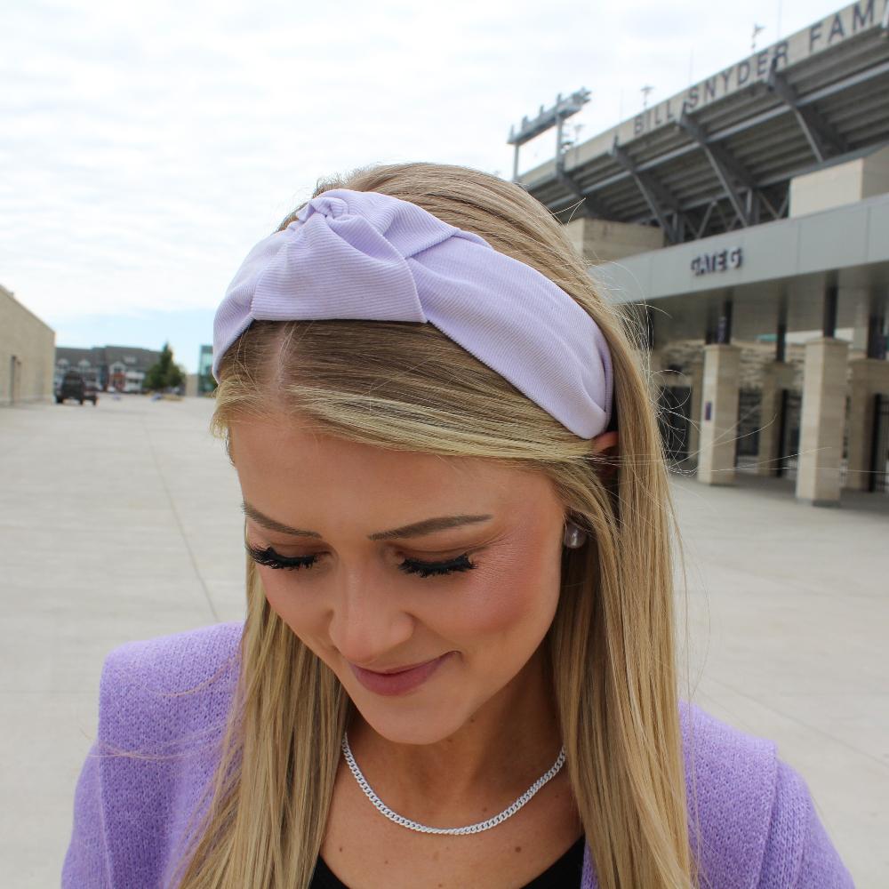 Purple Fabric Headbands