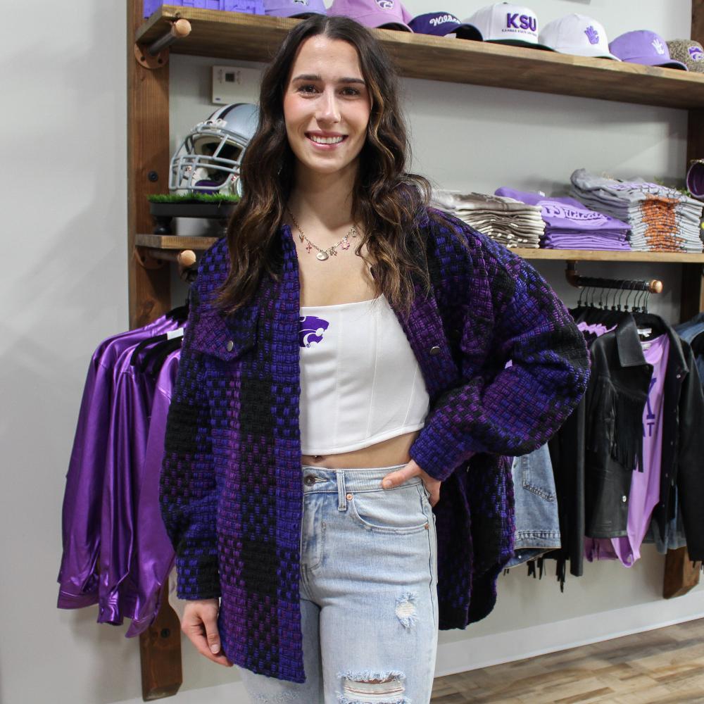 Purple Pattern Jacket