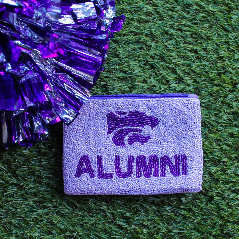 K-State Alumni Beaded Pouch