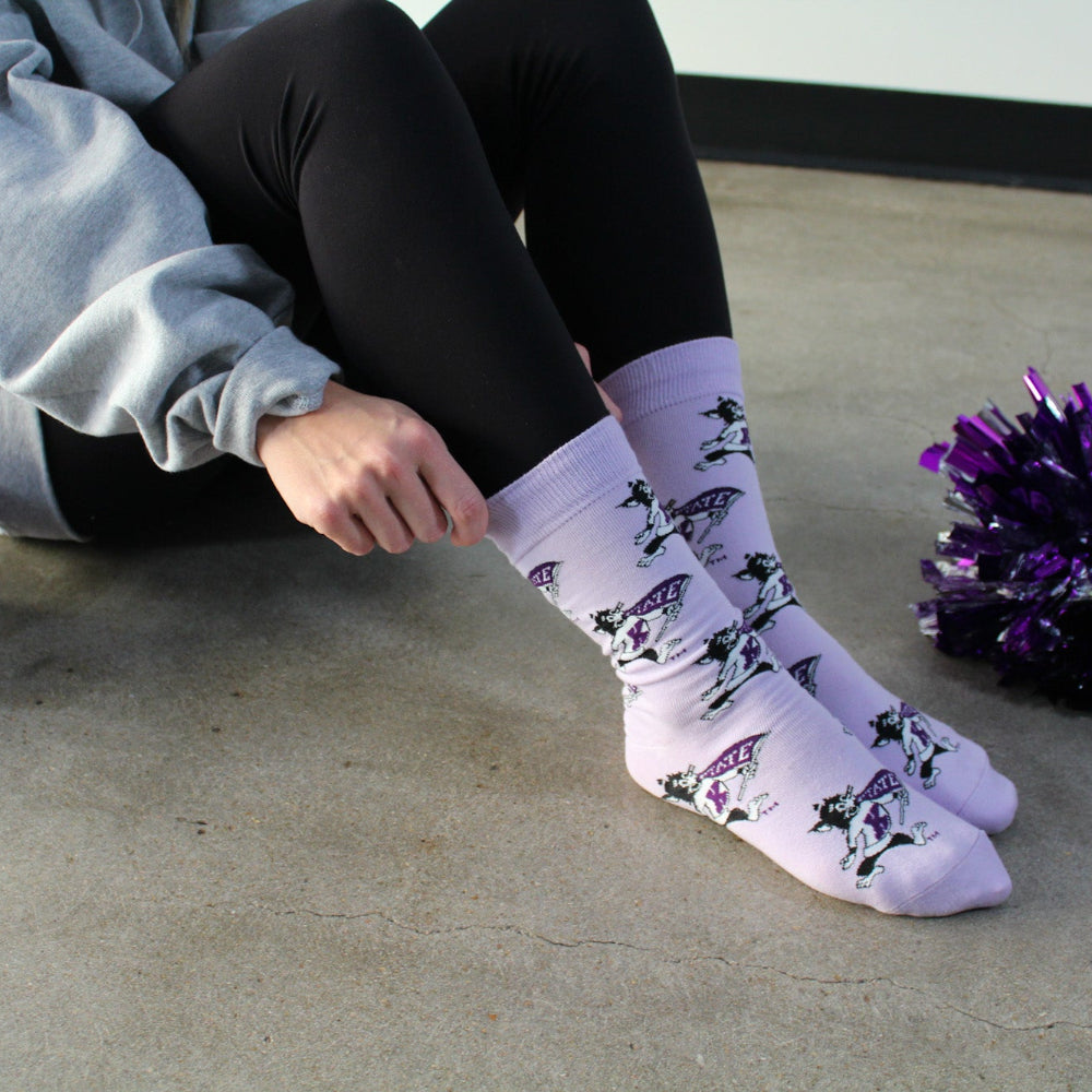 Pennant Willie Scattered Print Sock