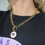 BRIANNA CANNON Kansas State Logo Necklace