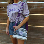 Beaded Game Day Bag Straps {Velvet}