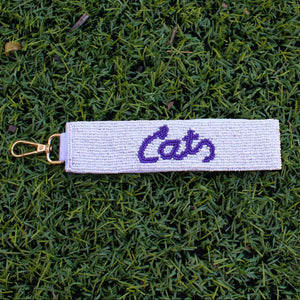 K-State Beaded Keychains