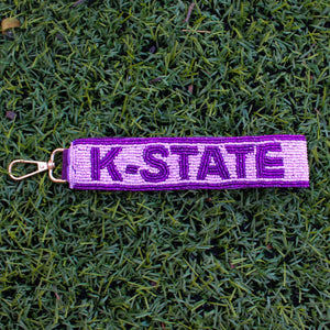 K-State Beaded Keychains