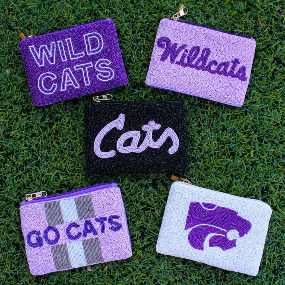 Beaded Game Day Pouches