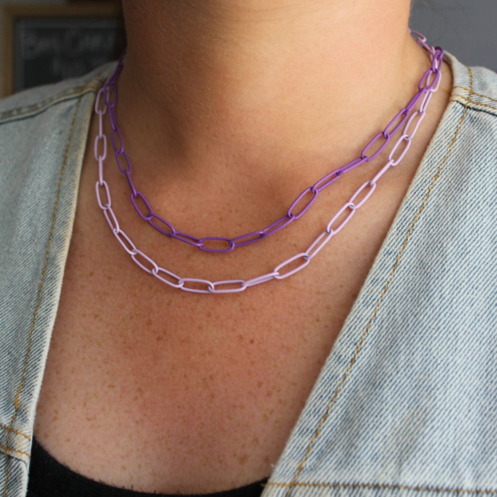 Paperclip Link Necklaces