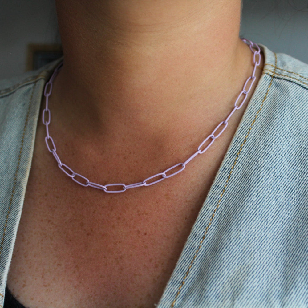 Paperclip Link Necklaces