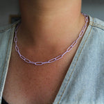 Paperclip Link Necklaces