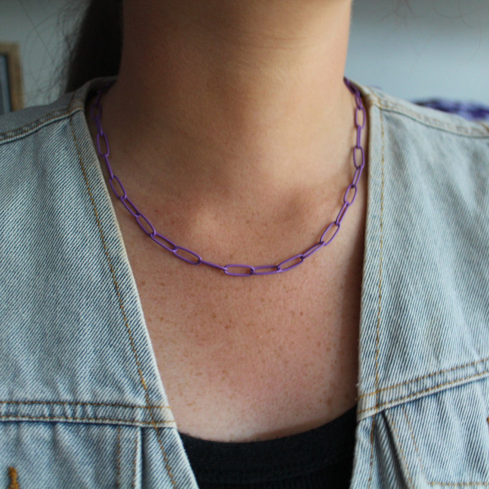 Paperclip Link Necklaces