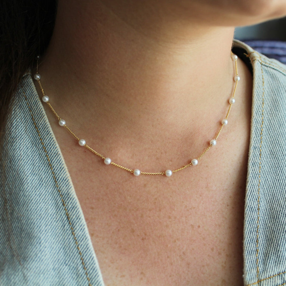 Pearl Gold Chain