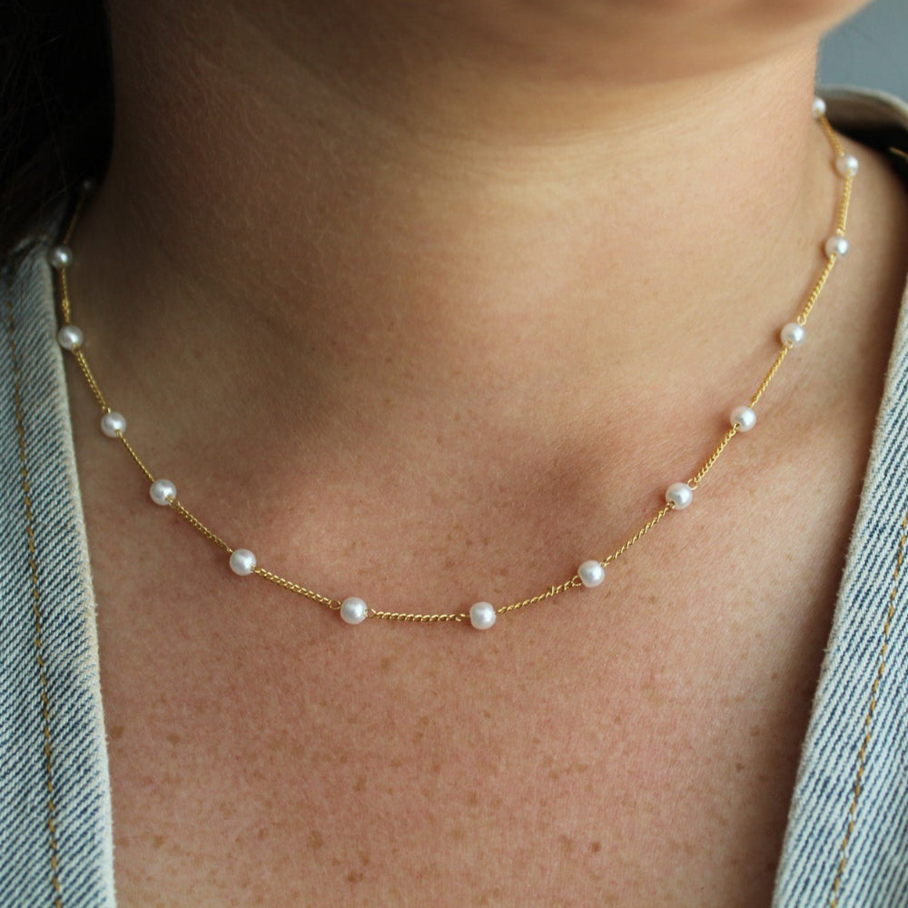 Pearl Gold Chain