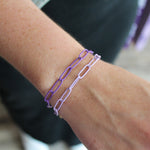 Paperclip Link Bracelets