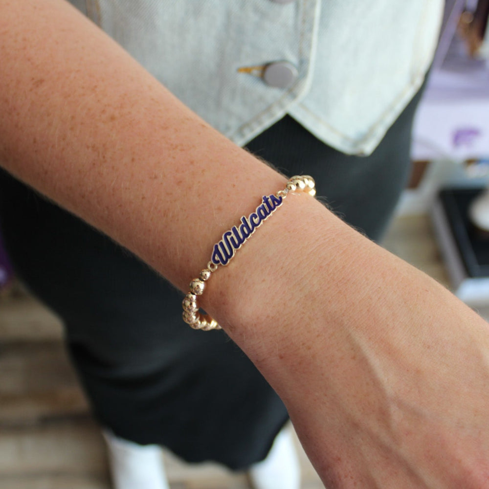 Wildcats Stretch Bracelet
