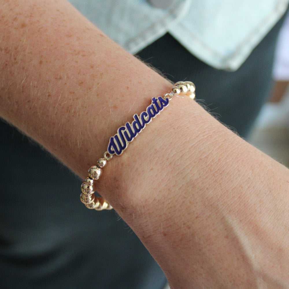 Wildcats Stretch Bracelet