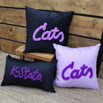 K-State Yarn Pillows
