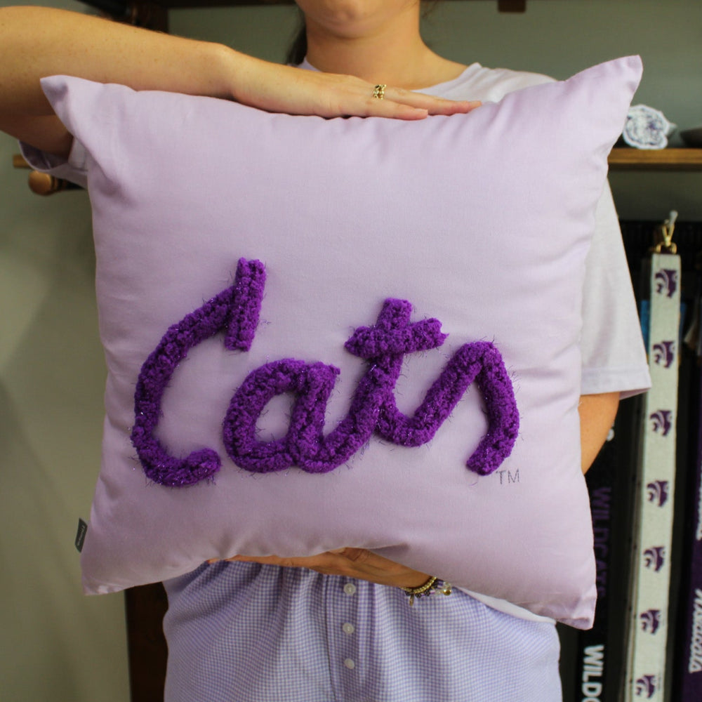 K-State Yarn Pillows