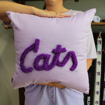 K-State Yarn Pillows