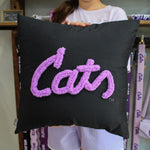 K-State Yarn Pillows